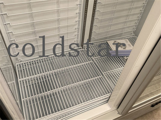 Glass Door Drinks Fridge Soft Drink Beer Refrigerated Display Coolers Upright Single Door Cooler