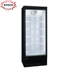 Commercial refrigerator freezer with Glass Single Door Upright Freezer Showcase for Supermarket
