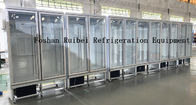 Double Door Commercial Refrigerator upright cooler /refrigeration display case