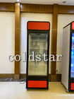 Commercial Supermarket Upright 400L Glass Door Display Fridge Freezer