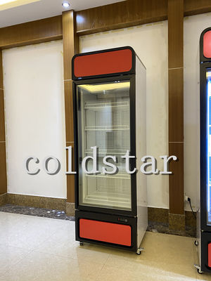 Commercial Supermarket Upright 400L Glass Door Display Fridge Freezer