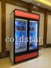 Supermarket Upright freezer Showcase Glass Door Cooler Manufacturer
