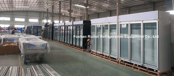 Vertical Freezer Display Case Glass Door Fridge For Supermarket And Store