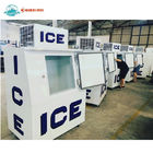 Solid Door Outdoor ice cooling system Bagged Ice Storage Freezer