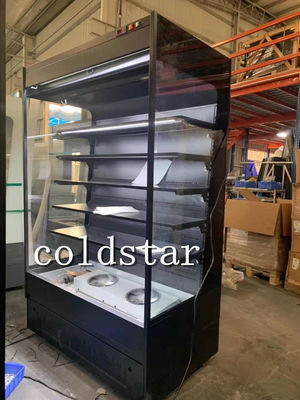 110V ETL Chiller Open Air Merchandiser for Shop Supermarket Restaurant