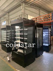 Adjustable 4 Layers Supermarket Open Display Chiller with LED Lighting