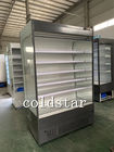 Front open type multideck chiller supermarket display cooler