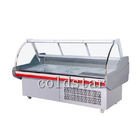 Commercial Curved Glass Deli Counter Refrigerator Meat Refrigeration Equipment Display Case