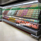 Supermarket milk display refrigerator open type vegetable fruit chiller
