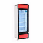 Vertical glass door supermarket refrigerator frozen food display freezer