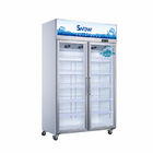 Top mounted compresor vertical display freezer with high quality for supermarket