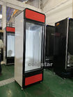 450L Commercial Single Glass Door Beverage Showcase Cooler Upright Display Freezer