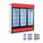 Fan Cooling Chiller 3 Glass Door Upright  Refrigerator Freezer Showcase