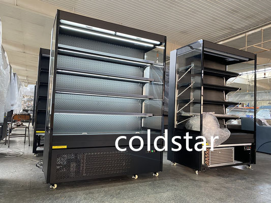 TEL Approved Supermarket Open Chillers For Fruit Vegetable Dairy Beverages