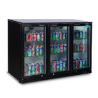 3 Doors Counter Top Beverage Fridge Beer Display Cooler Refrigerator Under Back Bar Beer Cooler