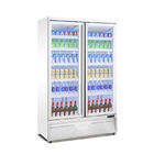 Commercial Beverage Display Fridge Vertical Showcase Single Door Upright Cooler
