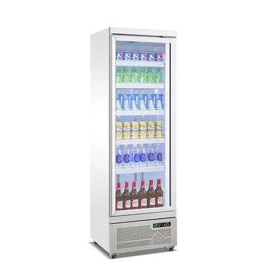 Glass Door Drinks Fridge Soft Drink Beer Refrigerated Display Coolers Upright Single Door Cooler