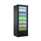Glass Door Beverage Cooler 450L Upright Soft Drink Beer Refrigerated Display Case