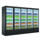 Supermarket Upright Multi Door Refrigerated Showcase Beverage Chiller