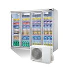 Several Glass Door Display Refrigerator &amp; Freezer With Remote System