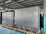 Commercial Glass Door Vertical Refrigerated Display Case For Displaying Cold Drinks Milk