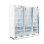 Commercial Display Fridge Freezer Multi Door Vertical Freezing Showcase
