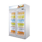 Upright Supermarket Refrigerated Showcase Glass Door Beer Beverage Cooler Refrigerator Chiller