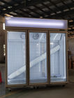 Industrial Upright Frost - Free Glass Door Seafood Freezer