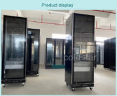 Bar Bottle Drink Beer Display Cooler With Triple Glass Door Commercial Refrigerator With Ce, CB