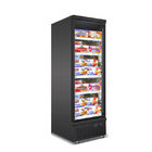450 Liters Plug In R290 Refrigerant Swing Upright Glass Door Freezer Merchandiser