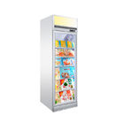 Upright 450L Freezing Ice Cream Glass Door Showcase Freezer