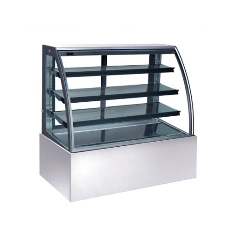 4 Layers Bakery Glass Showcase Fan Cooling Pastry cake Display Cabinet
