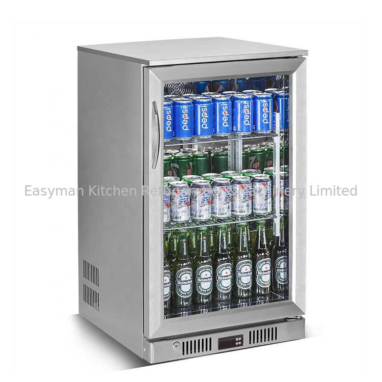 Back Mount Type Commercial Bar Refrigerator 600*550*900mm Digital Control