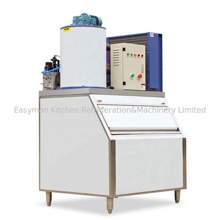 Fan Cooling 1.5T Commercial Chip Ice Machine for Fish Seafood