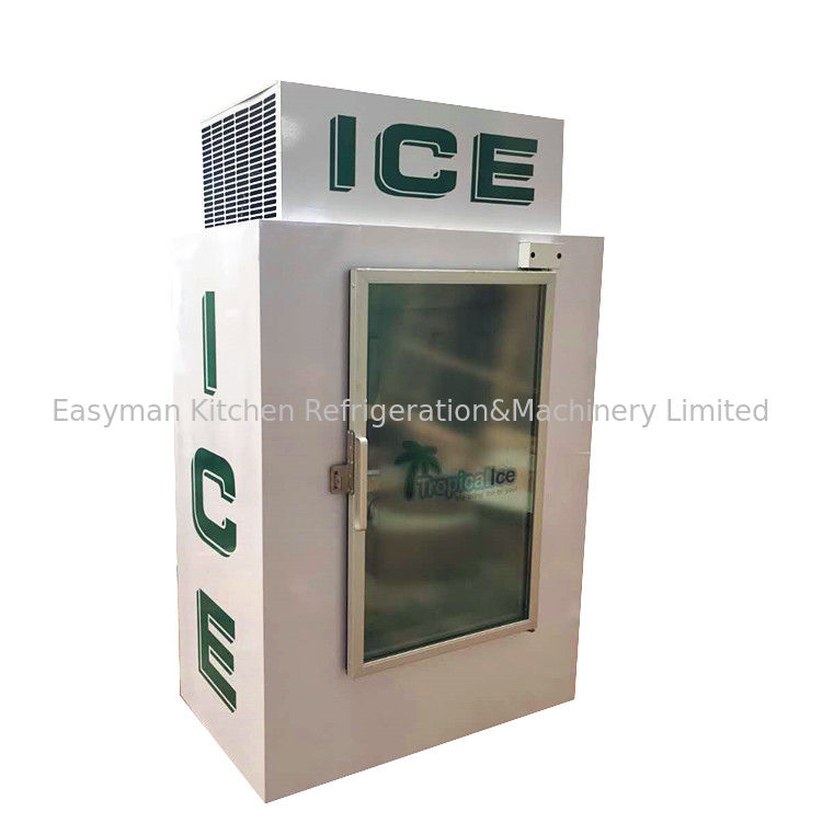 Commercial Glass Door Ice Storage Merchandiser with Fan Cooling