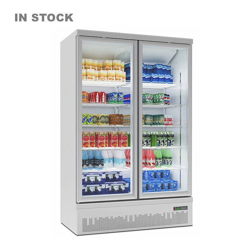 Commercial Beverage Cooler Glass Door Refrigerated Showcase Display Fridge