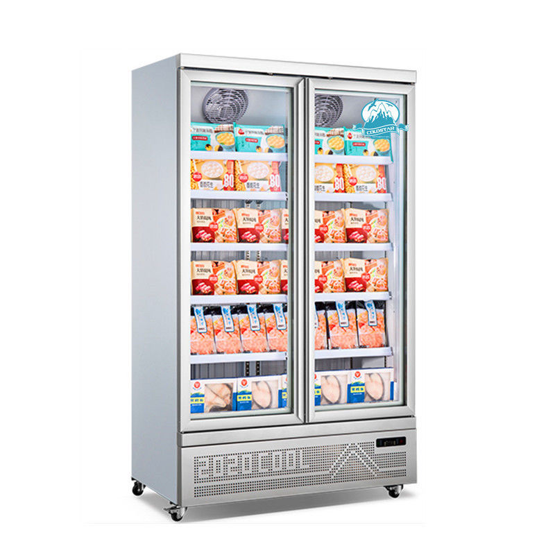 220V 1 2 3 4 Door R290 Upright Display Refrigerator 1000L For Supermarket