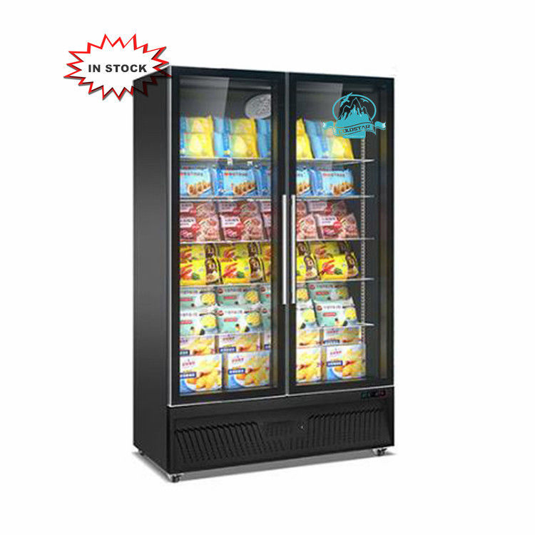 Glass Door Display Refrigerator Commercial Freezer Cabinet for Supermarket
