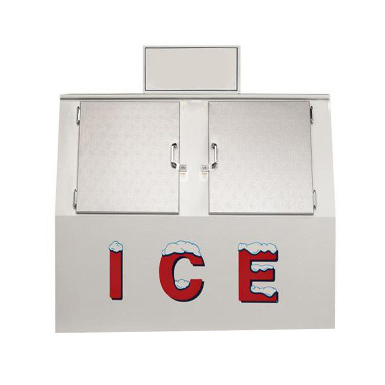 Commercial Outdoor Cube Ice Merchandiser Bagged Ice Storage Bin