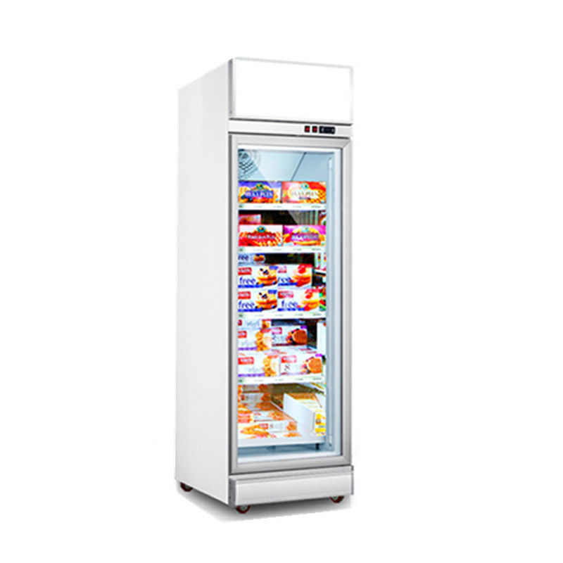 1 2 3 4 Doors Upright Showcase Freezer For Supermarket