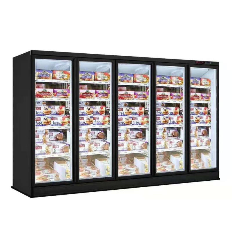 Muti - Door Convenience Store Supermarket Beverage Display Refrigerator Showcase
