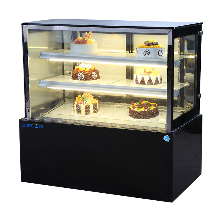 4ft Commercial Cake Display Fridge With Back Sliding Glass Door 1200*