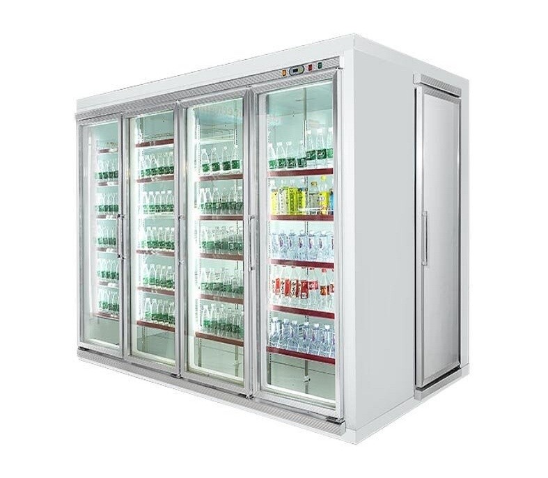 Supermarket Commercial Cold Storage Cold Room,Walk In Refrigerator