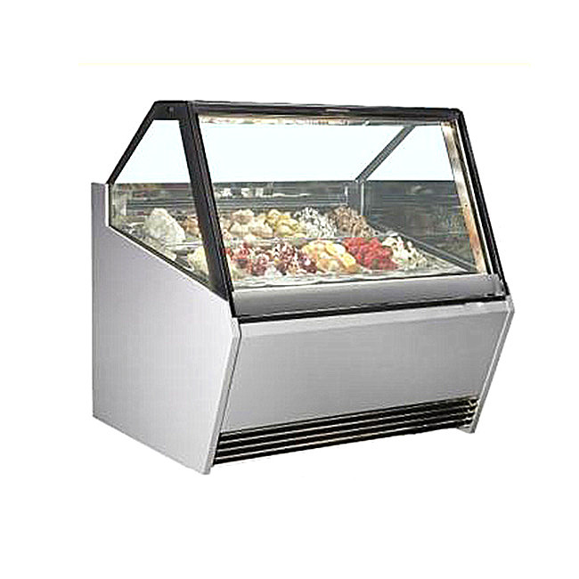 Modern Design Popsicle Display Showcase Ice cream freezer with Double