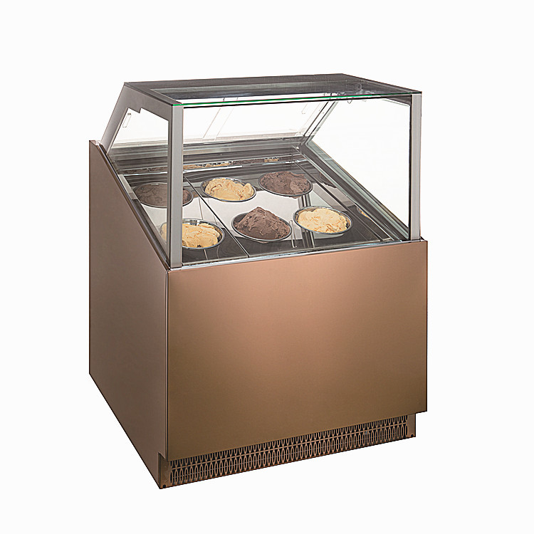 Gelato Ice Cream Display Freezer Showcase with 10 18 Pans