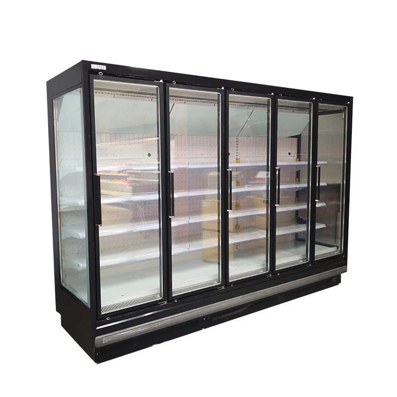 Commercial Supermarket Refrigeration Split Type Vertical Chilled