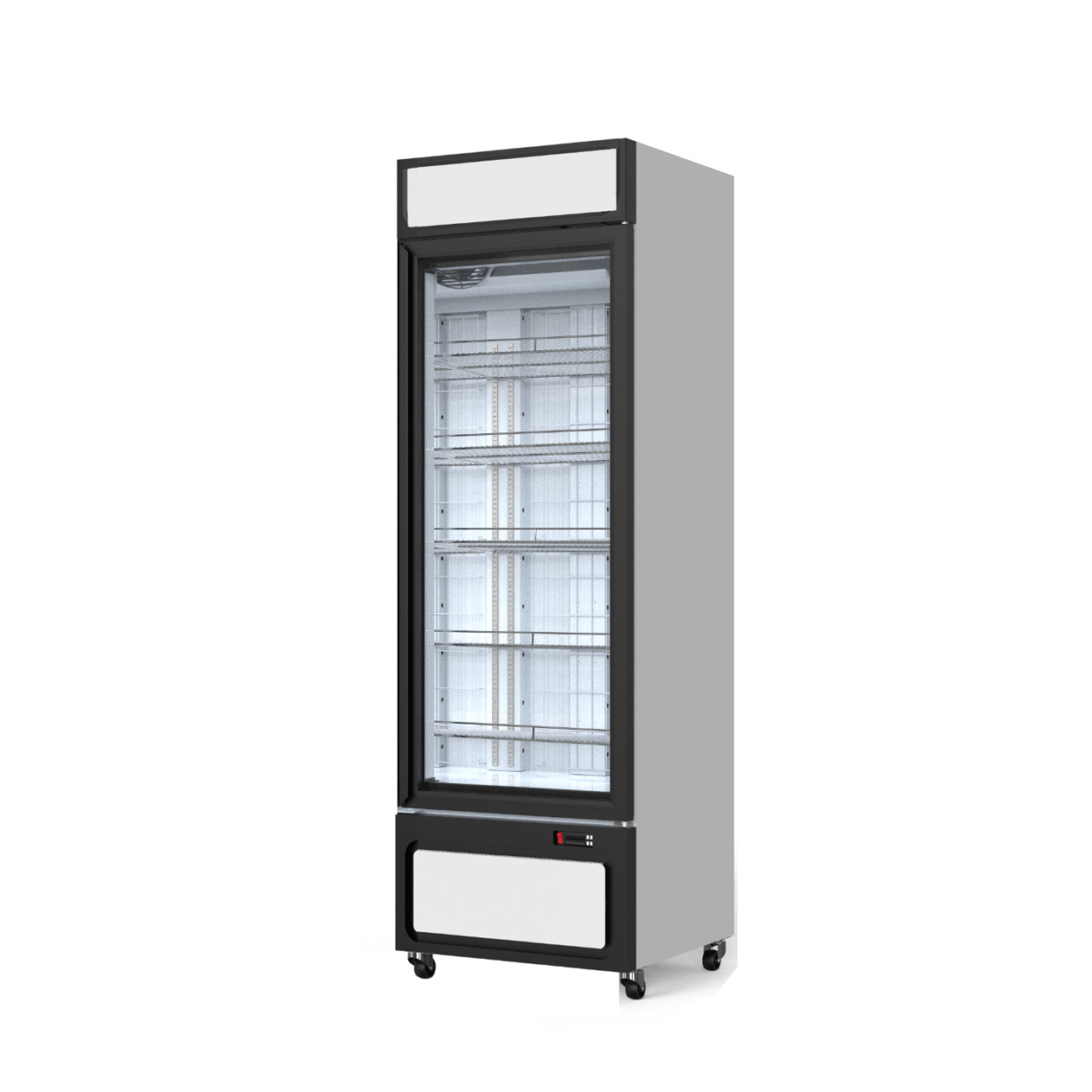 22C 450L Commercial Freezers Upright Ice Cream Fridge Showcase