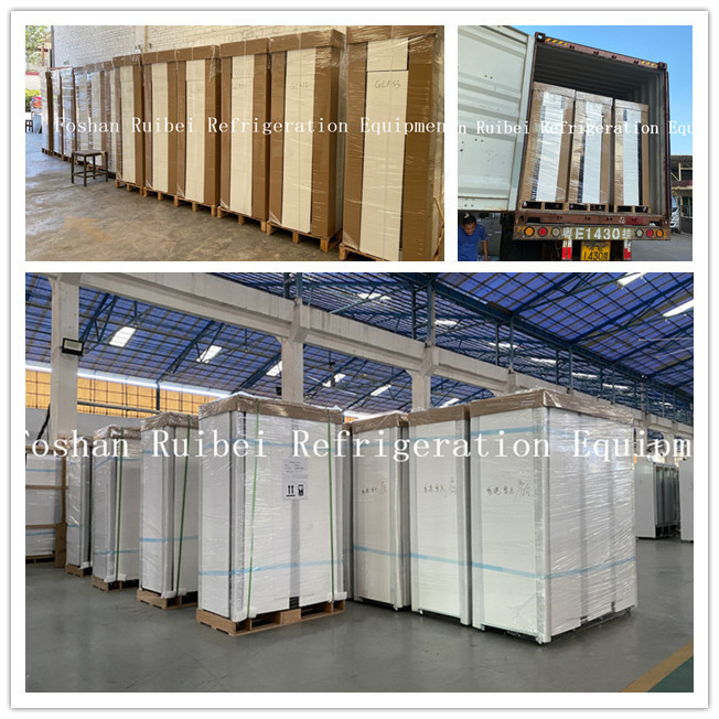 Bagged Ice Storage Freezer For Outdoor Ice Merchandising